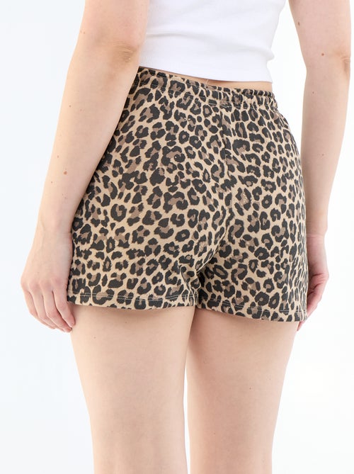 Short court en coton uni avec lien - Kiabi Short court en coton uni avec lien - Kiabi