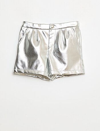 Short court faux cuir
