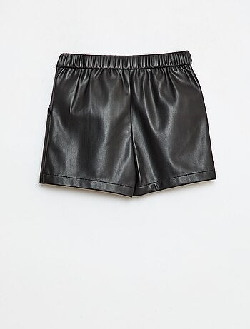 Short court faux cuir