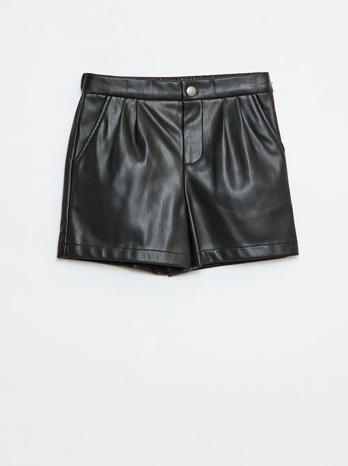 Short court faux cuir - Kiabi