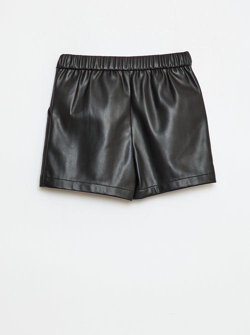 Short court faux cuir - Kiabi