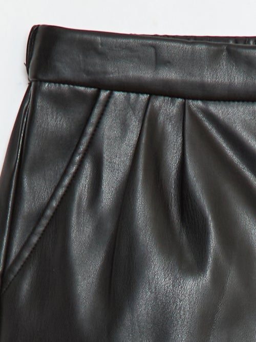 Short court faux cuir - Kiabi