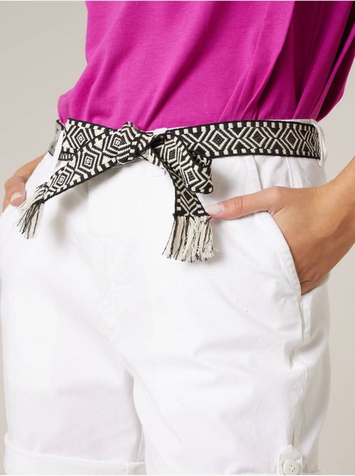 Short court femme en coton stretch 'Deeluxe' - Kiabi