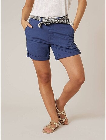 Short court femme en coton stretch 'Deeluxe'
