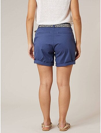 Short court femme en coton stretch 'Deeluxe'