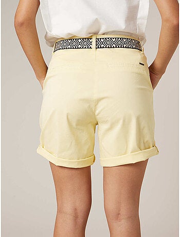 Short court femme en coton stretch 'Deeluxe'