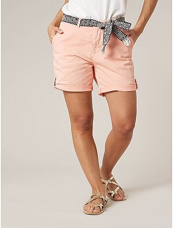 Short court femme en coton stretch 'Deeluxe'