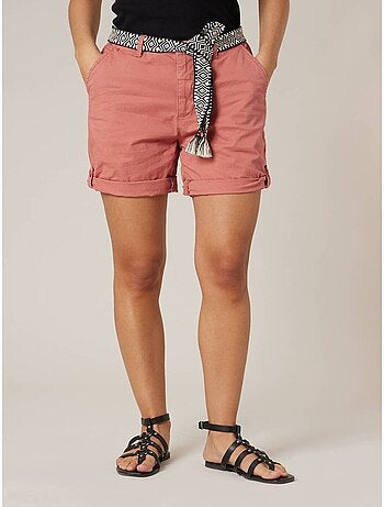 Short court femme en coton stretch 'Deeluxe'