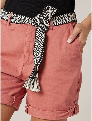 Short court femme en coton stretch 'Deeluxe'