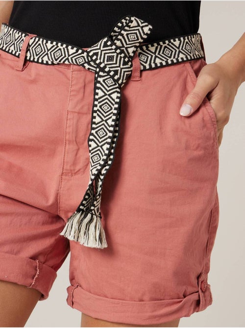 Short court femme en coton stretch 'Deeluxe' - Kiabi