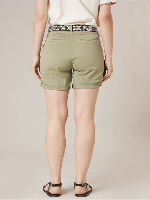 Short court femme en coton stretch 'Deeluxe' - Kiabi