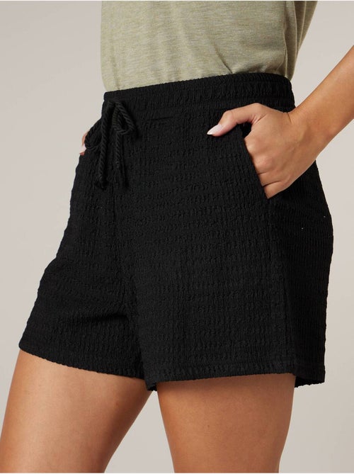 Short court femme gauffré 'Deeluxe' - Kiabi