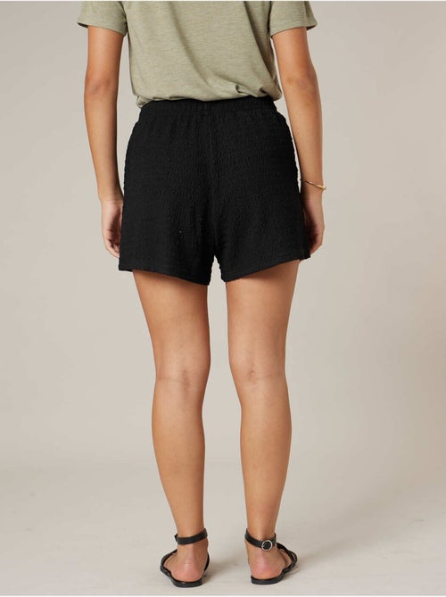 Short court femme gauffré 'Deeluxe' - Kiabi