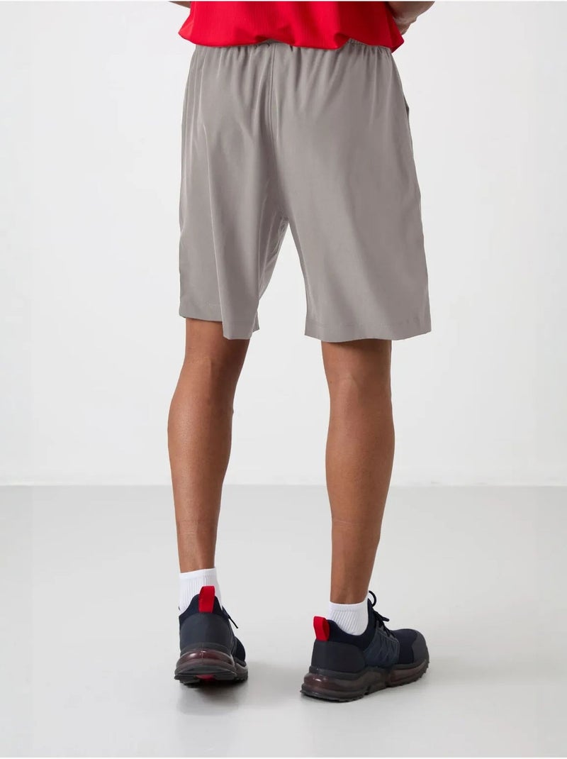 Short court homme en tissu tissé à enfiler tommy Gris - Kiabi