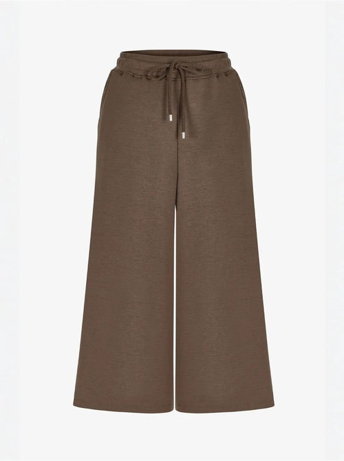 Short culotte en maille, coupe oversize, taille mi-haute penti - Kiabi Short culotte en maille, coupe oversize, taille mi-haute penti - Kiabi