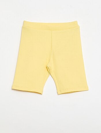 Short cycliste côtelé