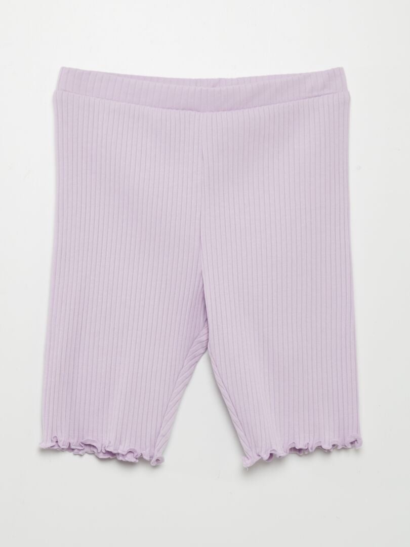 DeDavide Lot De 2 Shorts Cyclistes Pour Filles, Gris Clair, 6 Ans