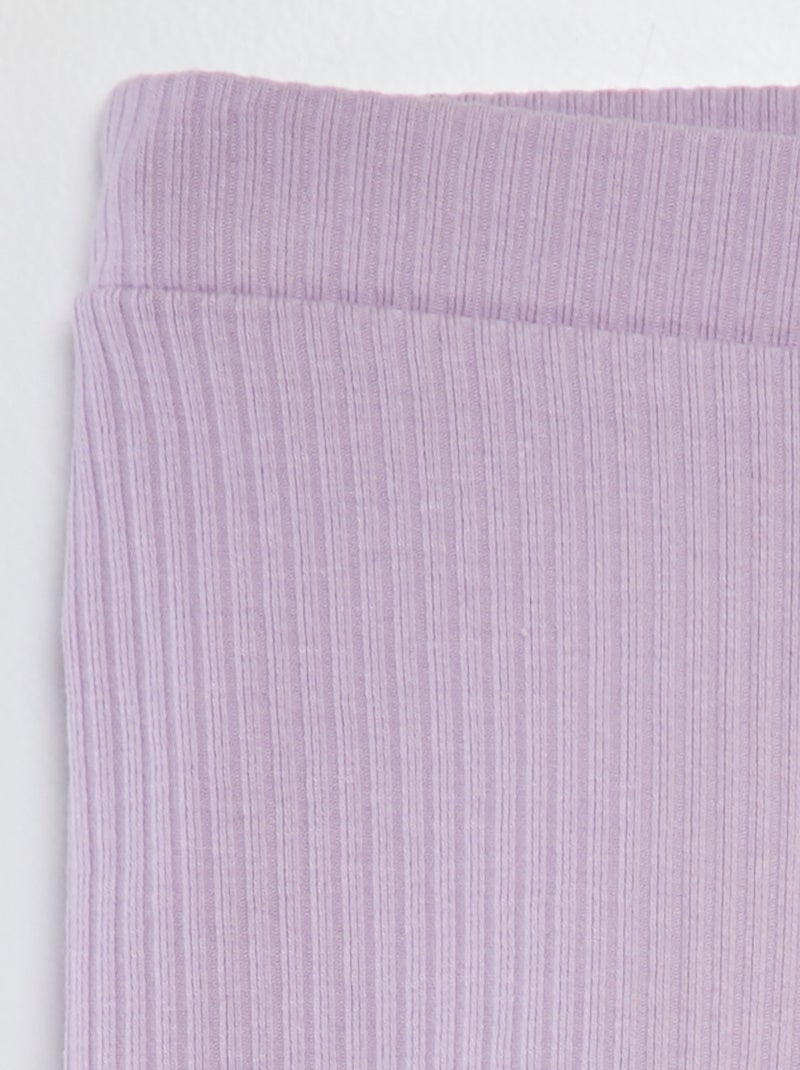 Short cycliste côtelé VIOLET - Kiabi