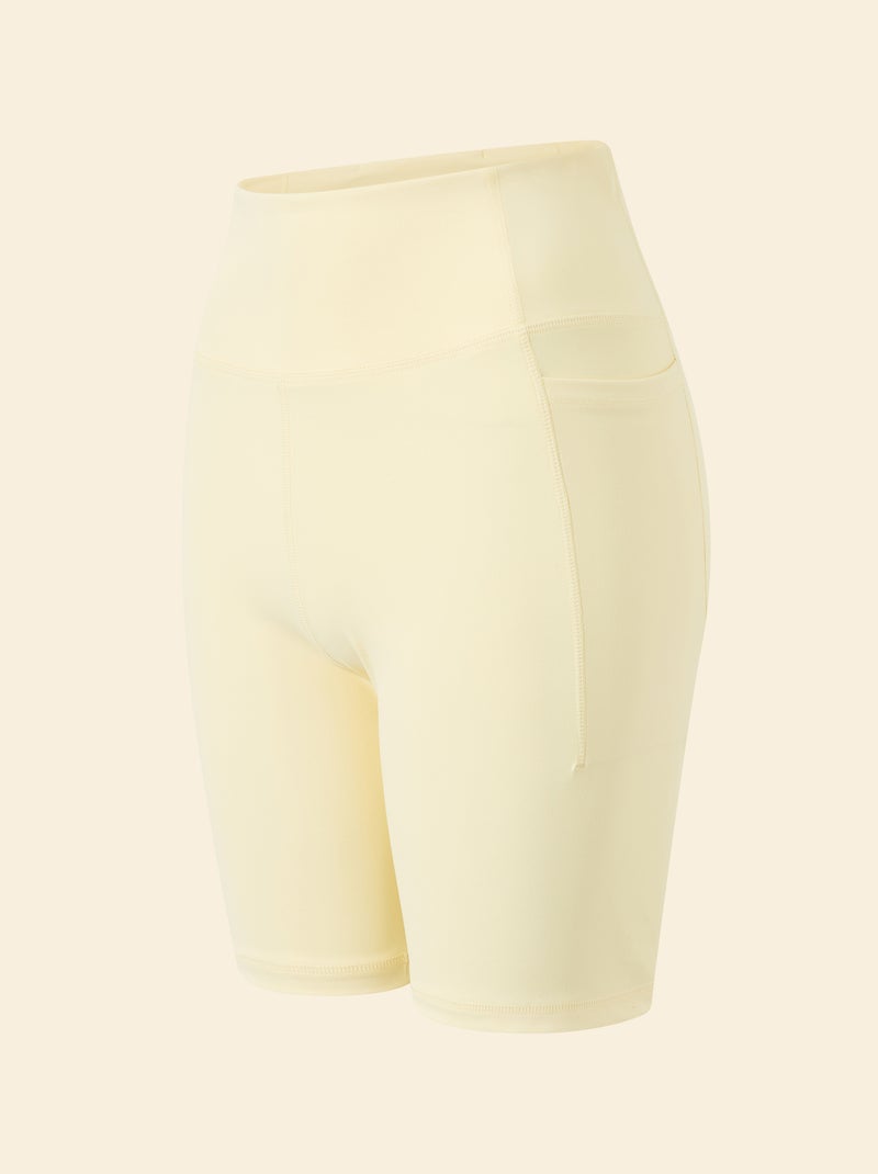 Short cycliste de sport - (ekstract) Jaune - Kiabi
