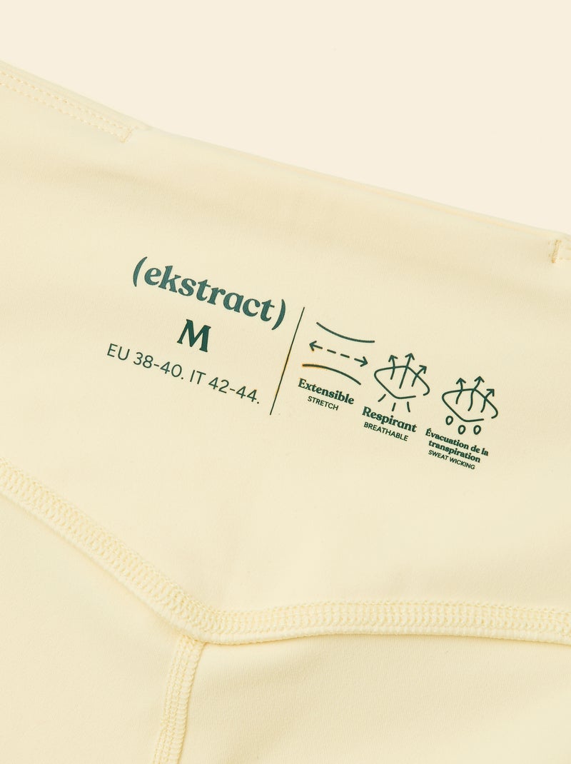 Short cycliste de sport - (ekstract) Jaune - Kiabi