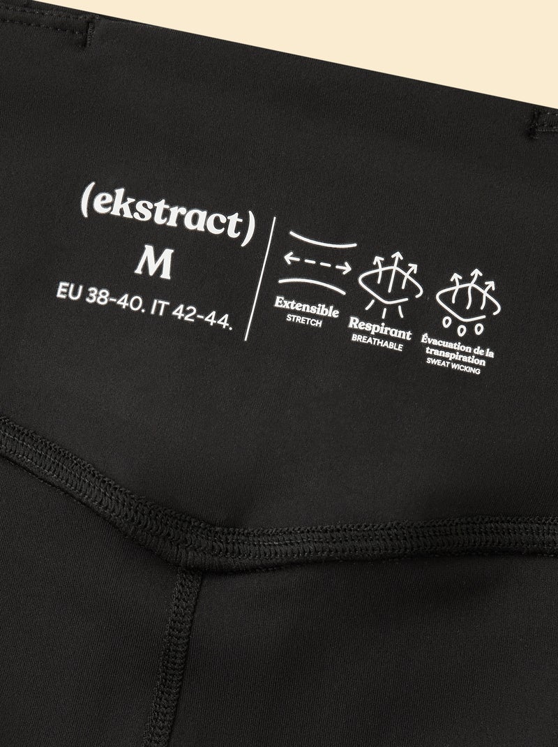 Short cycliste de sport - (ekstract) Noir - Kiabi