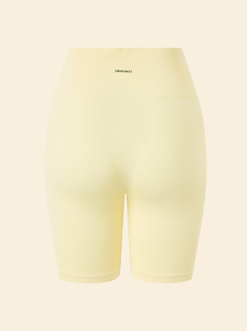 Short cycliste de sport sans couture - (ekstract) Jaune - Kiabi