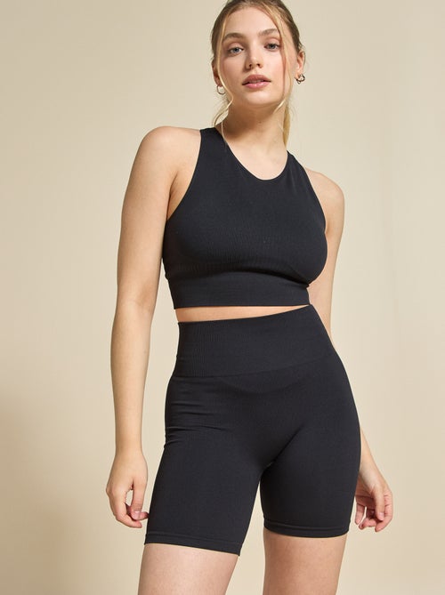 Short cycliste de sport sans couture - (ekstract) - Kiabi