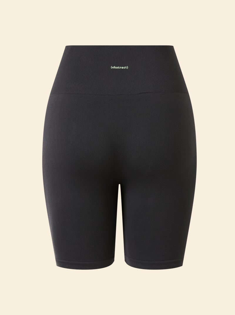 Short cycliste de sport sans couture - (ekstract) Noir - Kiabi