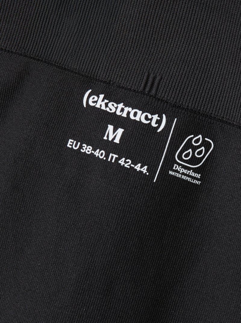 Short cycliste de sport sans couture - (ekstract) Noir - Kiabi