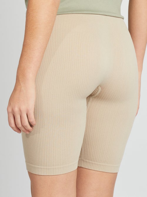 Short cycliste en maille côtelée - Kiabi