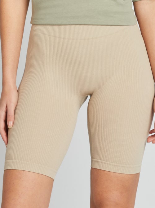 Short cycliste en maille côtelée - Kiabi