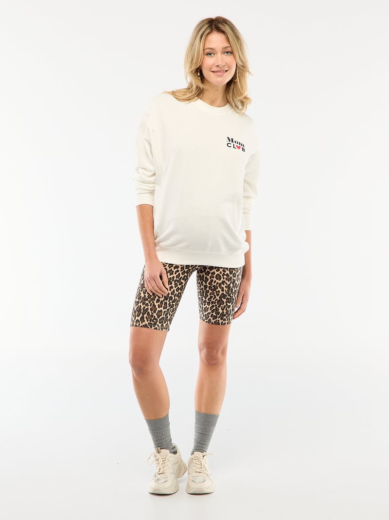 Short cycliste grossesse Léopard - Kiabi