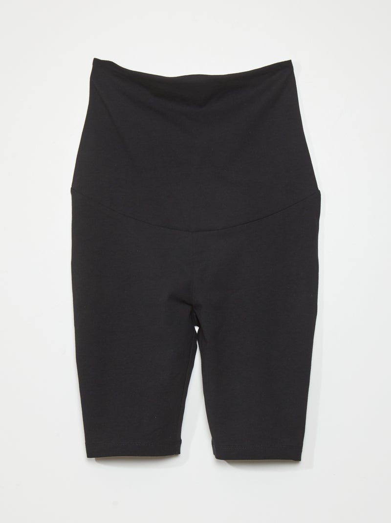 Short cycliste maternité noir - Kiabi