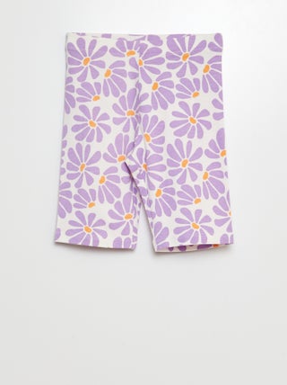 Short cycliste motif all over