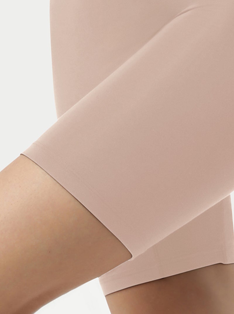 Short Cycliste Relax & Go Beige argile - Kiabi