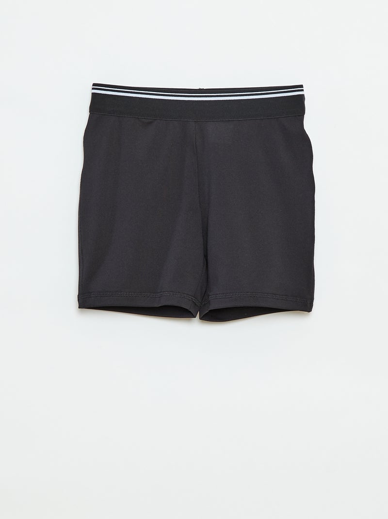 Short cyclistes de sport Noir - Kiabi