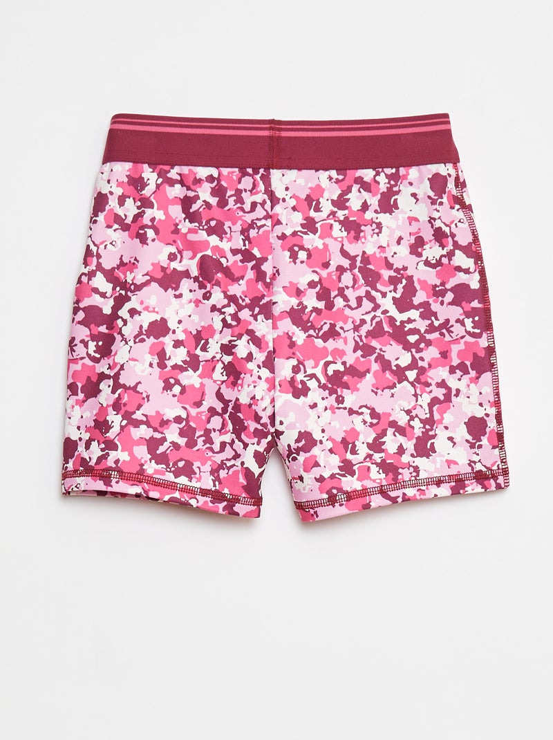 Short cyclistes de sport Rose - Kiabi