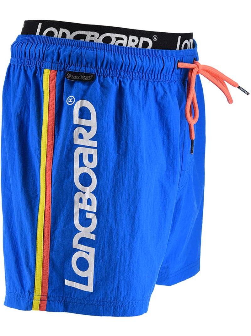 Short de Bain -   - Longboard Bleu - Kiabi