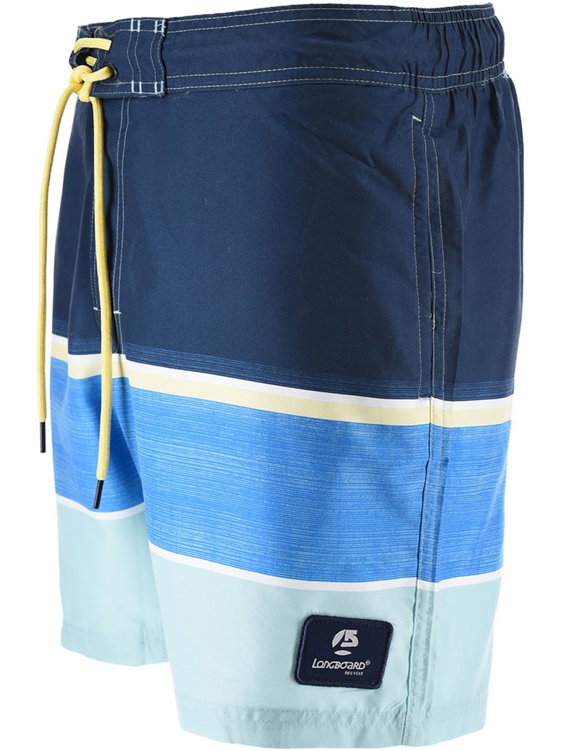 Short de Bain -   - Longboard Bleu - Kiabi