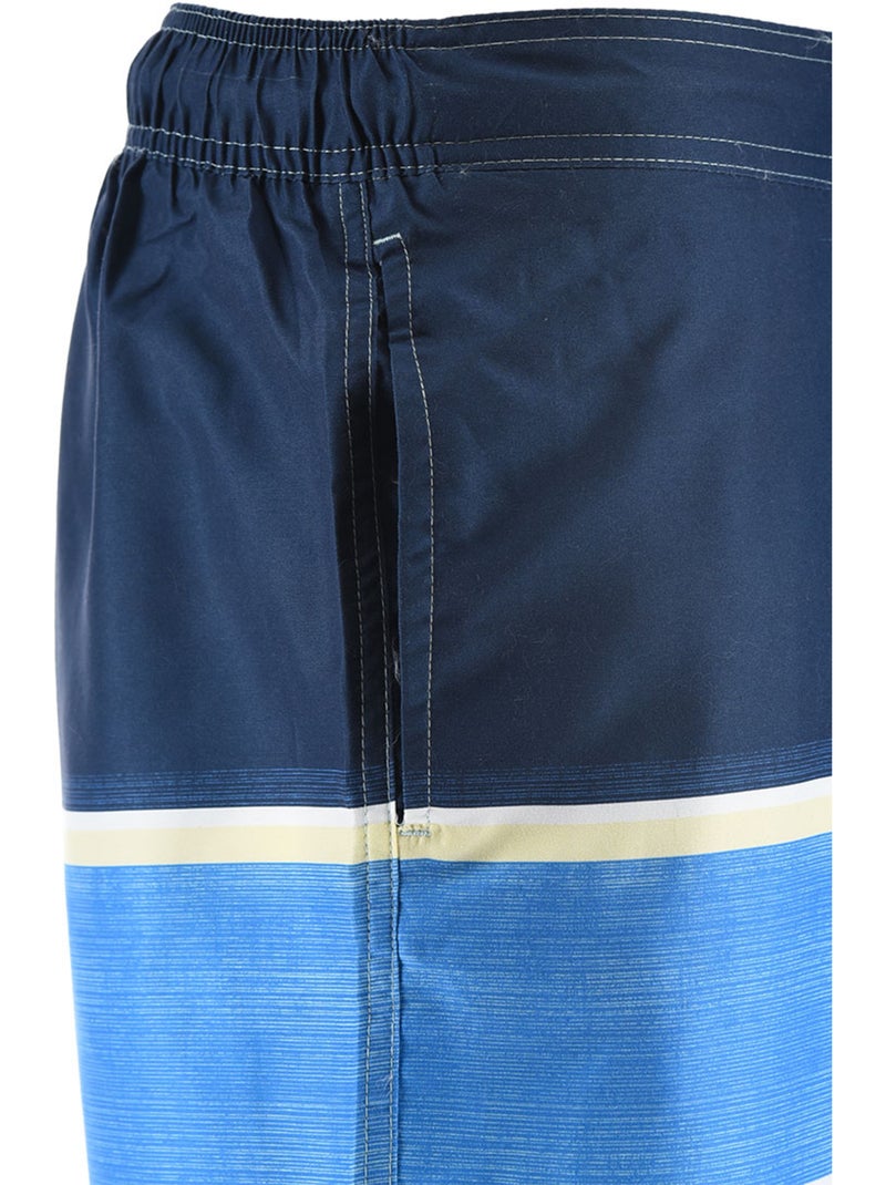 Short de Bain -   - Longboard Bleu - Kiabi