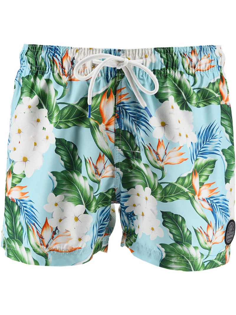 Short de Bain -   - Longboard Bleu - Kiabi