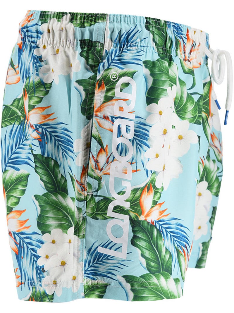 Short de Bain -   - Longboard Bleu - Kiabi