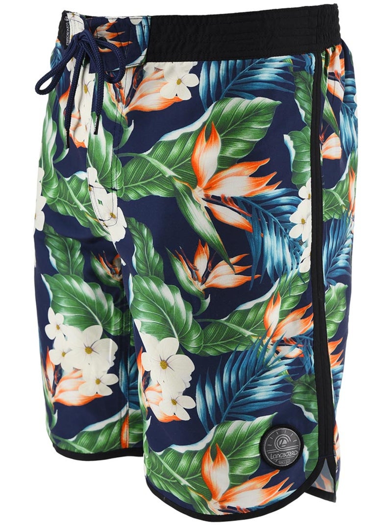 Short de Bain -   - Longboard Bleu - Kiabi