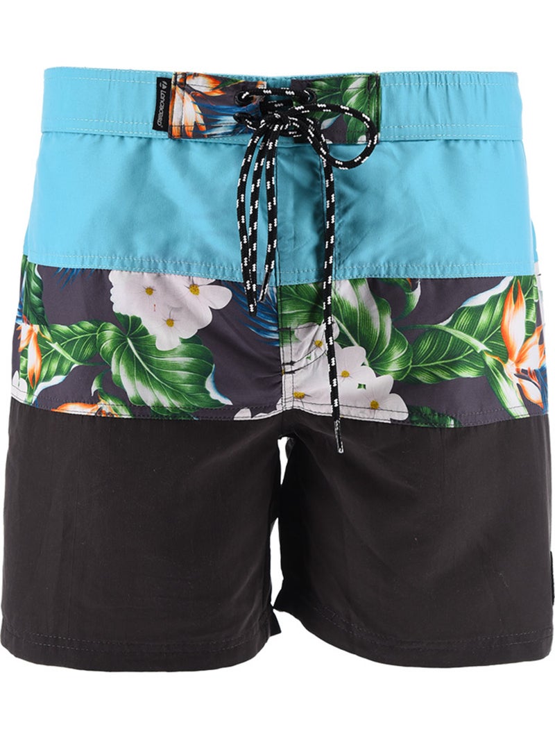 Short de Bain -   - Longboard Bleu - Kiabi