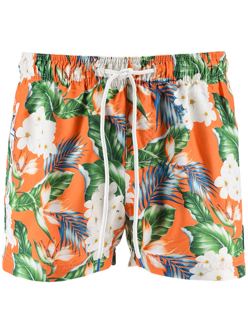 Short de Bain -   - Longboard Corail - Kiabi