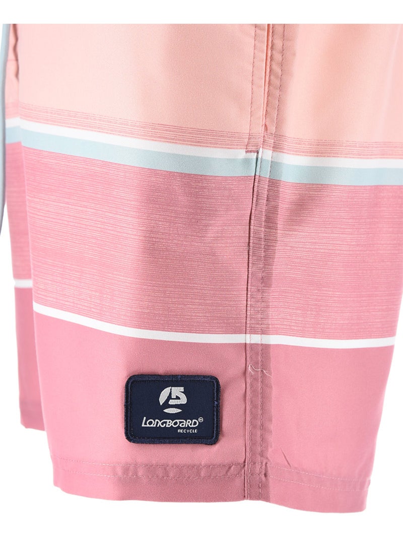 Short de Bain -   - Longboard Rose - Kiabi