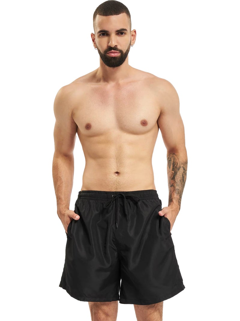 Short de bain - build your brand Noir - Kiabi