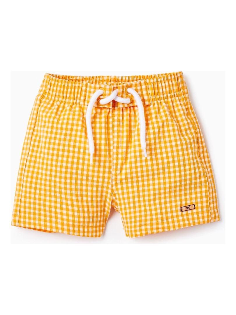 Short Bermuda à Carreaux Multicolore Pour Bébé 12 Mois DPAM - Coton - Occasion Bon état
