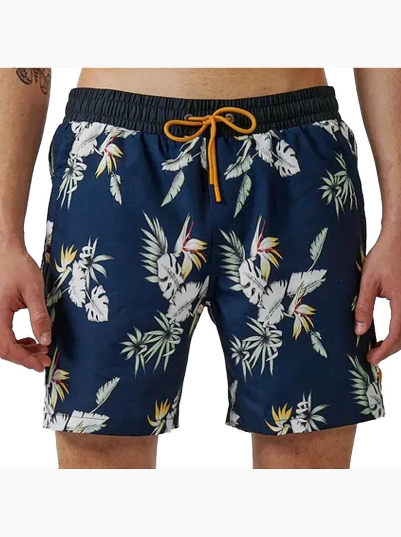 Short de bain à Imprimés Homme Kaporal Bleu Multicolore - Kiabi