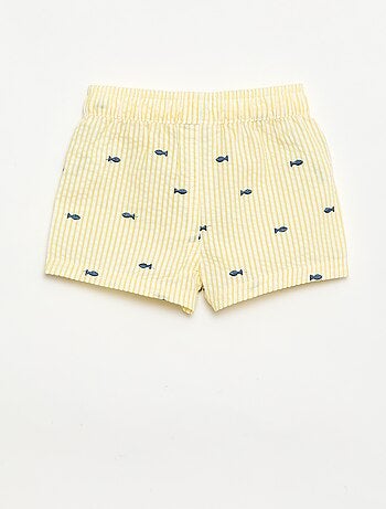 Short de bain à motif